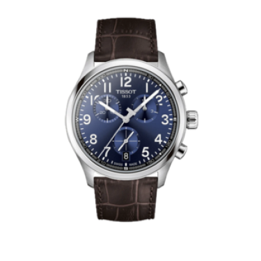 Tissot Chrono L 42 mm blau cronògraf pell