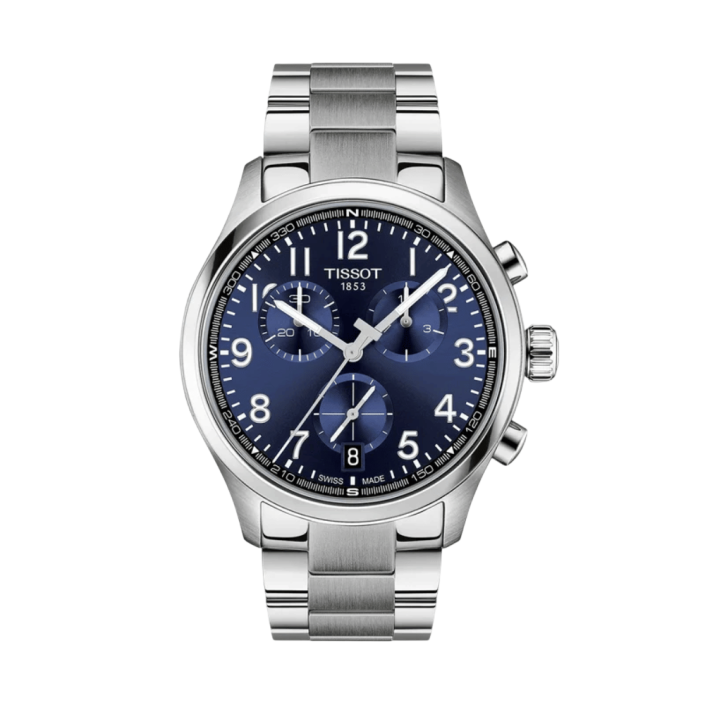 Tissot Chrono XL Blue Dial Chronograph Watch 42mm
