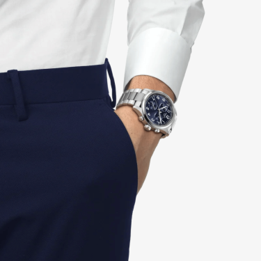 Tissot Chrono XL Blue Dial Chronograph Watch 42mm