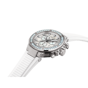 Tissot T-Race 38 mm cronógrafo nácar acero