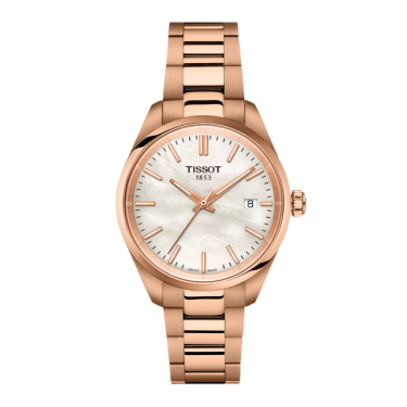 Tissot PR 100 34 mm nacre PVD or rosa