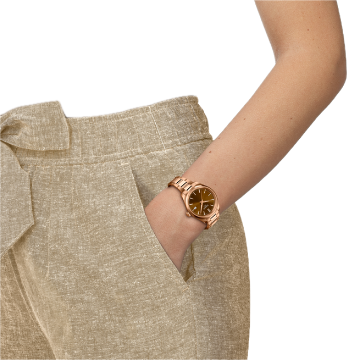 Tissot PR 100 34 mm PVD or rosa