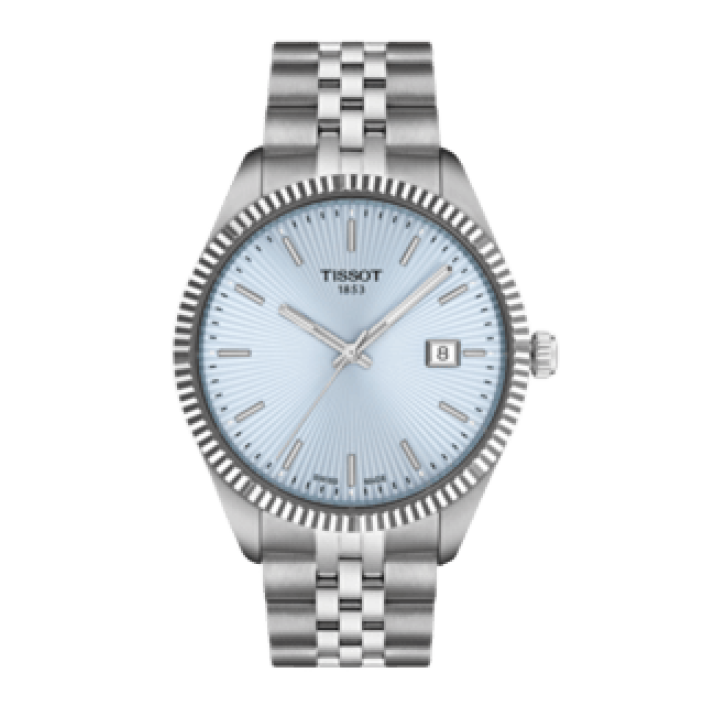 Tissot Ballade 40 mm acier avec cadran guilloché