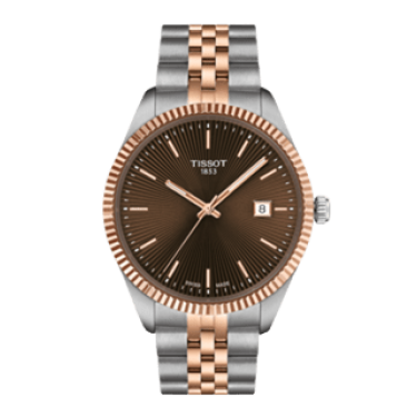 Tissot Ballade 40 mm amb PVD or rosa i esfera guilloché