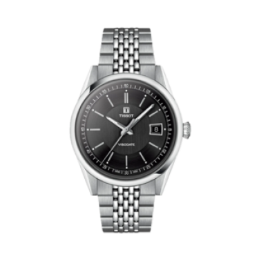 Tissot Visodate 39 mm esfera negra automático acero