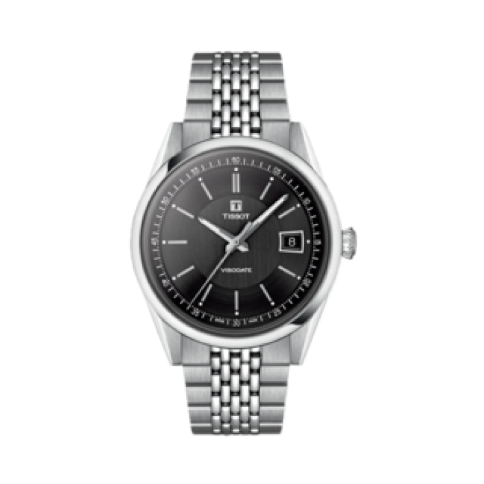 Tissot Visodate 39 mm esfera negra automático acero