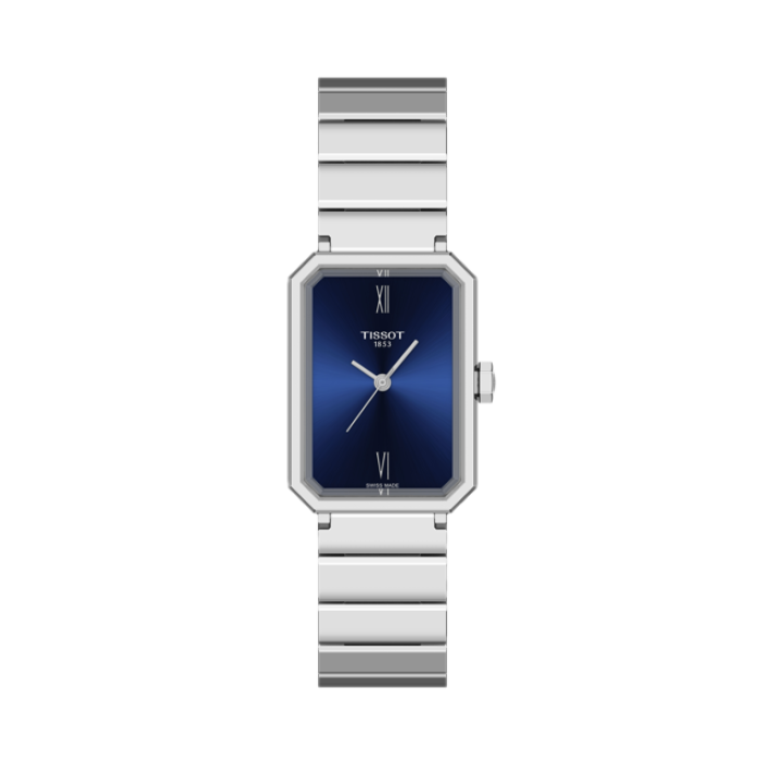 Tissot SRV 30 mm rectangular acero inoxidable