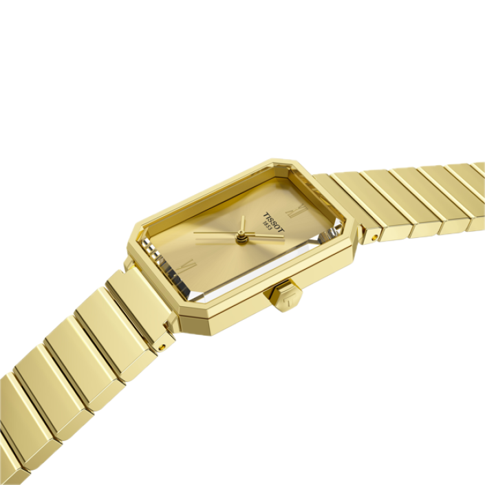 Tissot SRV 30 mm rectangular PVD or groc