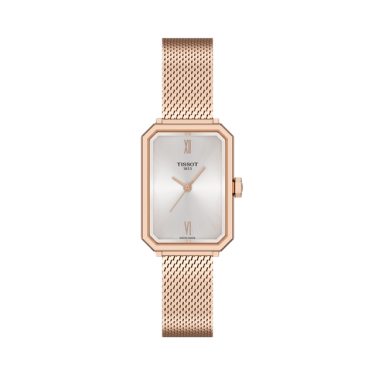 Tissot SRV 30 mm rectangular brazalete milanesa