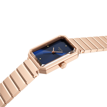 Tissot SRV 30 mm rectangular con diamantes