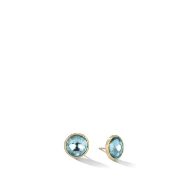 Arracades Or 18K & Topazio Cyan Jaipur Color Marco Bicego
