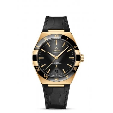 RELLOTGE YELLOW GOLD & NEGRE-PELL 41MM CONSTELLATION OMEGA 13163B 