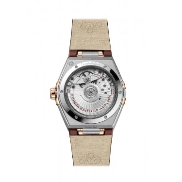 RELLOTGE ACER & DIAMANTS PELL ESFERA COLOR MARRÓ 36MM CONSTELLATION OMEGA 13128DSLB 